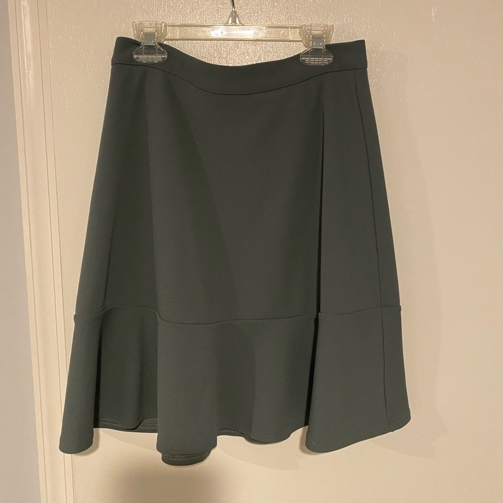 H&M Green Skater Skirt